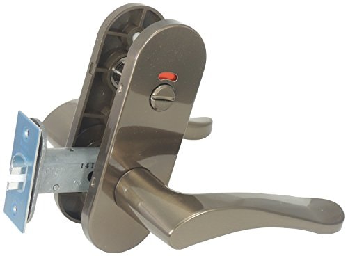 美和ロック ZLT902-8 室内用レバーハンドル トイレ錠 ブロンズ 0150-531