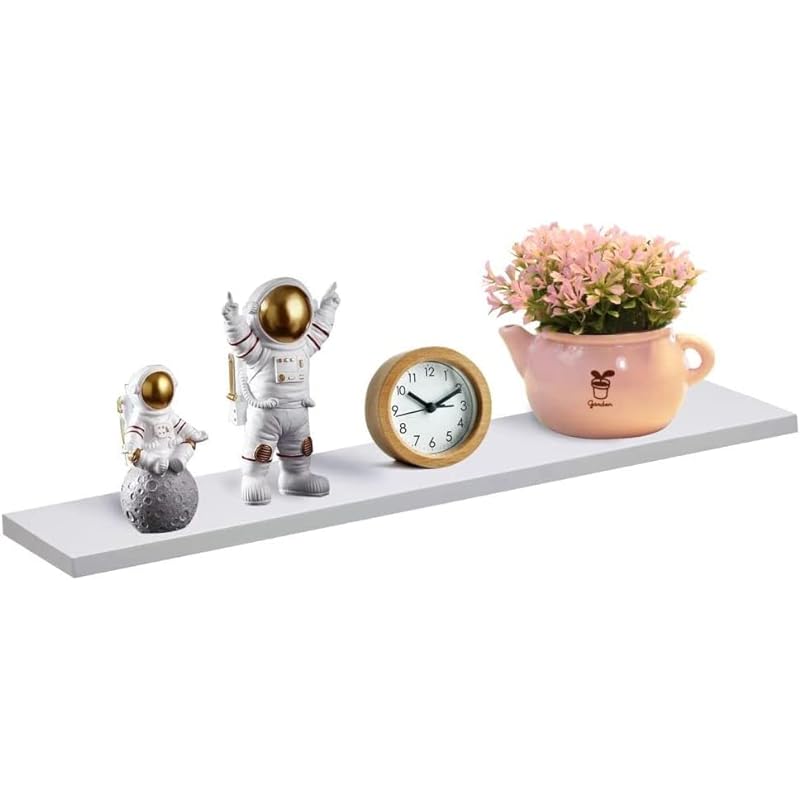 myoseya ウォールシェルフ 木製壁棚 壁付け棚 壁かけ棚 飾棚 壁収納 壁につけ棚 おしゃれ 簡単組立 壁掛けシェルフ 壁に付けられる棚 ナチュラル レトロ インテリア DIY 収納家具 02_