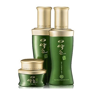 藥草(ヤグチョ-ハーブ)3種(化粧水100ml+ローション100ml+クリーム50ml)