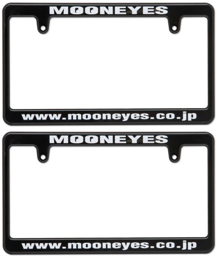 BONNE ETOILE MOONEYES ブラック ライセンス フレーム ホワイト [MG060B