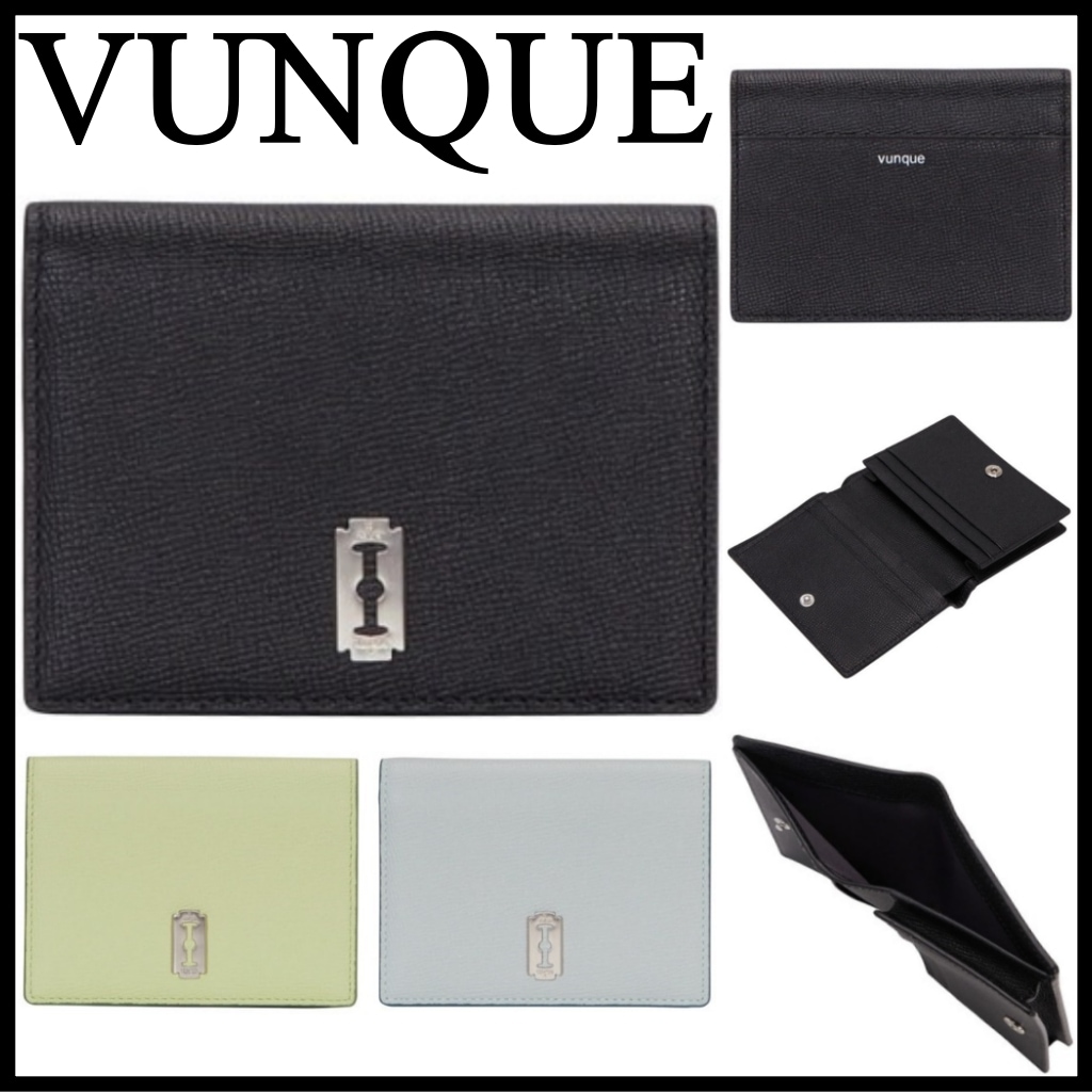 【VUNQUE】 Perfec Essence Half Wallet [正規品] 本革 カードホルダー 天然牛革 カードケース 韓国 本革 カード入れ 折りたたみ財布 ミニ財布