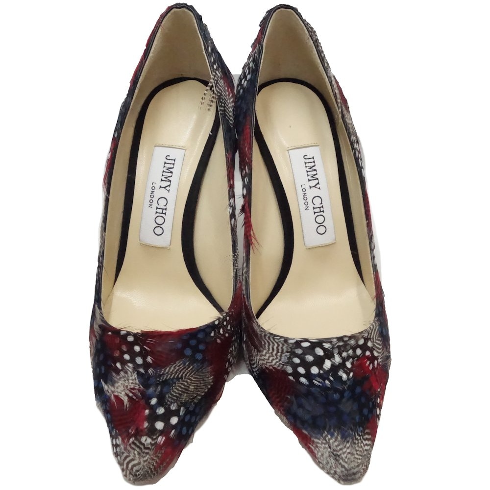 ROMY パンプス 35 1/2 スウェード ブラック マルチカラー / 082926【中古】