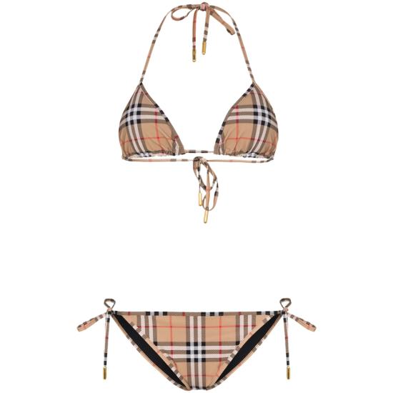 BURBERRY Women Swimsuit 8009008 COBB S2 A5145 BROWN