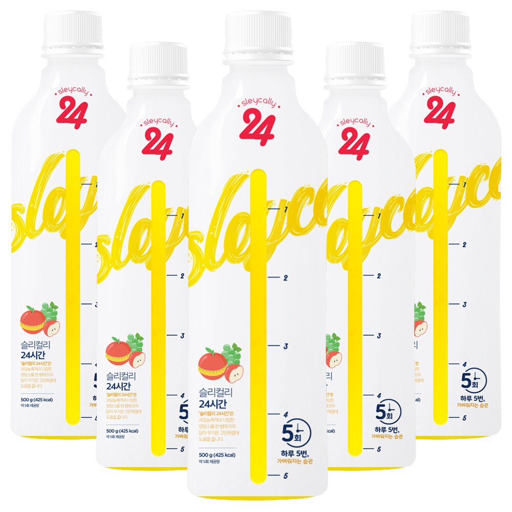 スリッカリー 24時間 クレンズジュース 500ml x 5ea