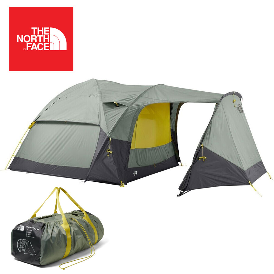 ノースフェイス THE NORTH FACEウォールテントWAWONA 6P TENT ワオナ6人用テントAGVGRN/ASPHTGRY(アガベグリーン/アスファルトグ