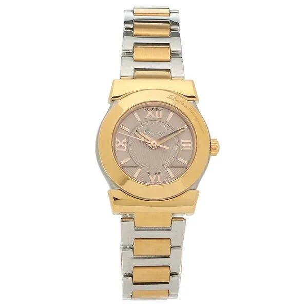 100％品質 ホワイト ベガ 時計 Ferragamoレディース ゴールド ステンレススチール FI5040015 その他 ブランド腕時計 オプション1:-