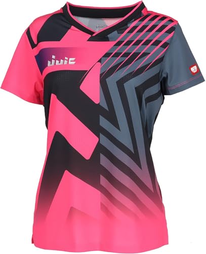 [ジュウイック] レディース フォルムS JTTA公認 軽量 吸収速乾 5681 レディース ブラックピンク(BP) M