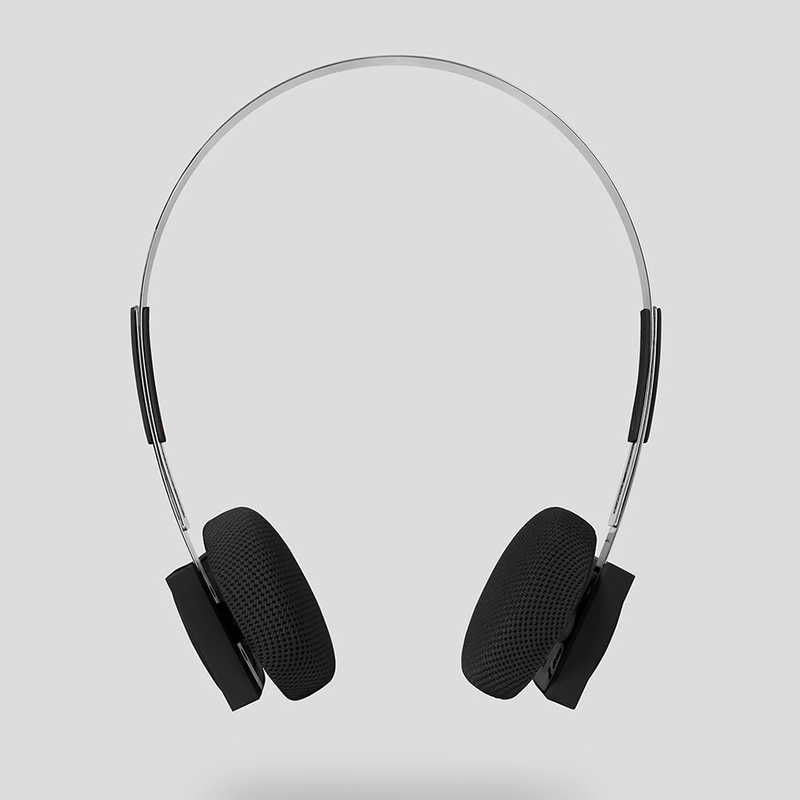 KM5　ブルートゥースヘッドホン Lightwear Headphones ［ ノイズキャンセリング対応 / Bluetooth対応 / USB ］ ブラック　Hp1-001B