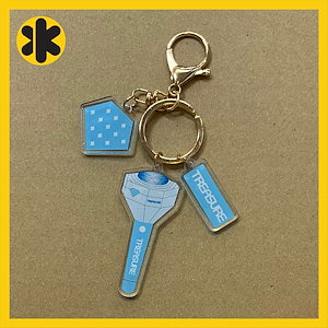 TREASURE ペンライト ミニペンライト キーホルダー トレカ1枚 treasureグッズ かわ いい ペンライト キーホルダー | kpoptops