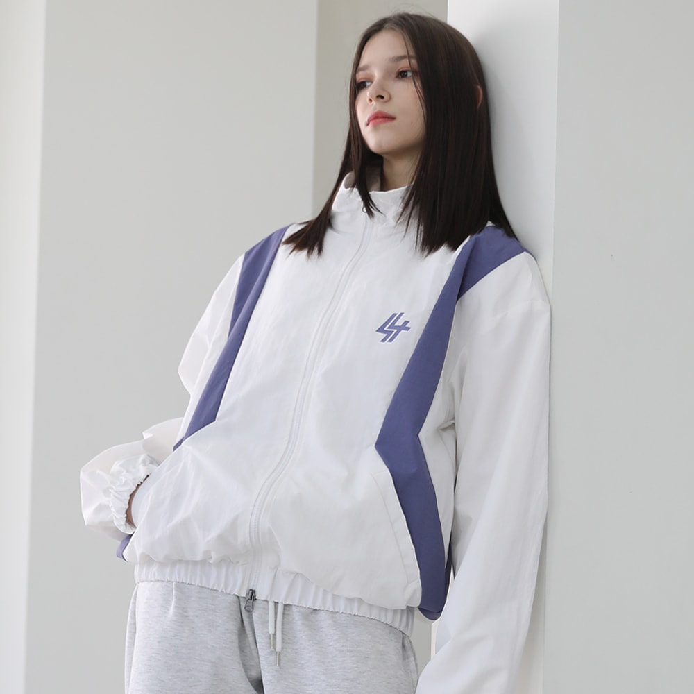 [男女共用]スラントアノラック風除けジップアップ