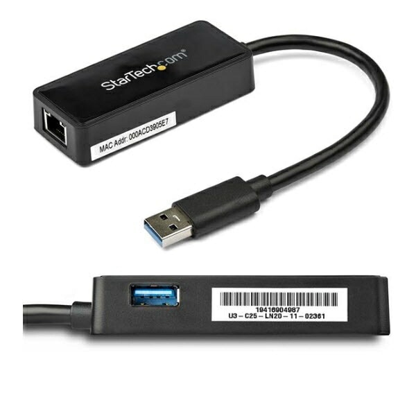 StarTech.com [USB31000SPTB] USB 3.0-Gigabit Ethern