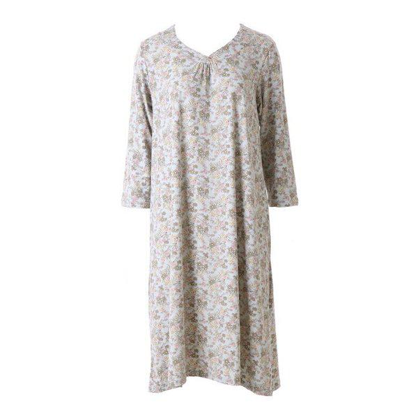 ポリスパン ビッグサイズ 半袖 ホームウェア ワンピース (VEV3957L)_s