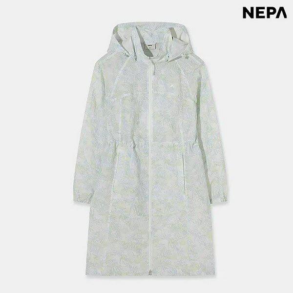 女性モノメッシュロングジャケット（7M40664-L22）