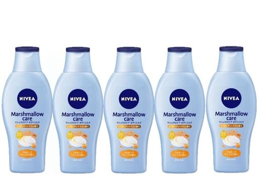 【5個セット】ニベア マシュマロケアボディミルク ヒーリングシトラスの香り