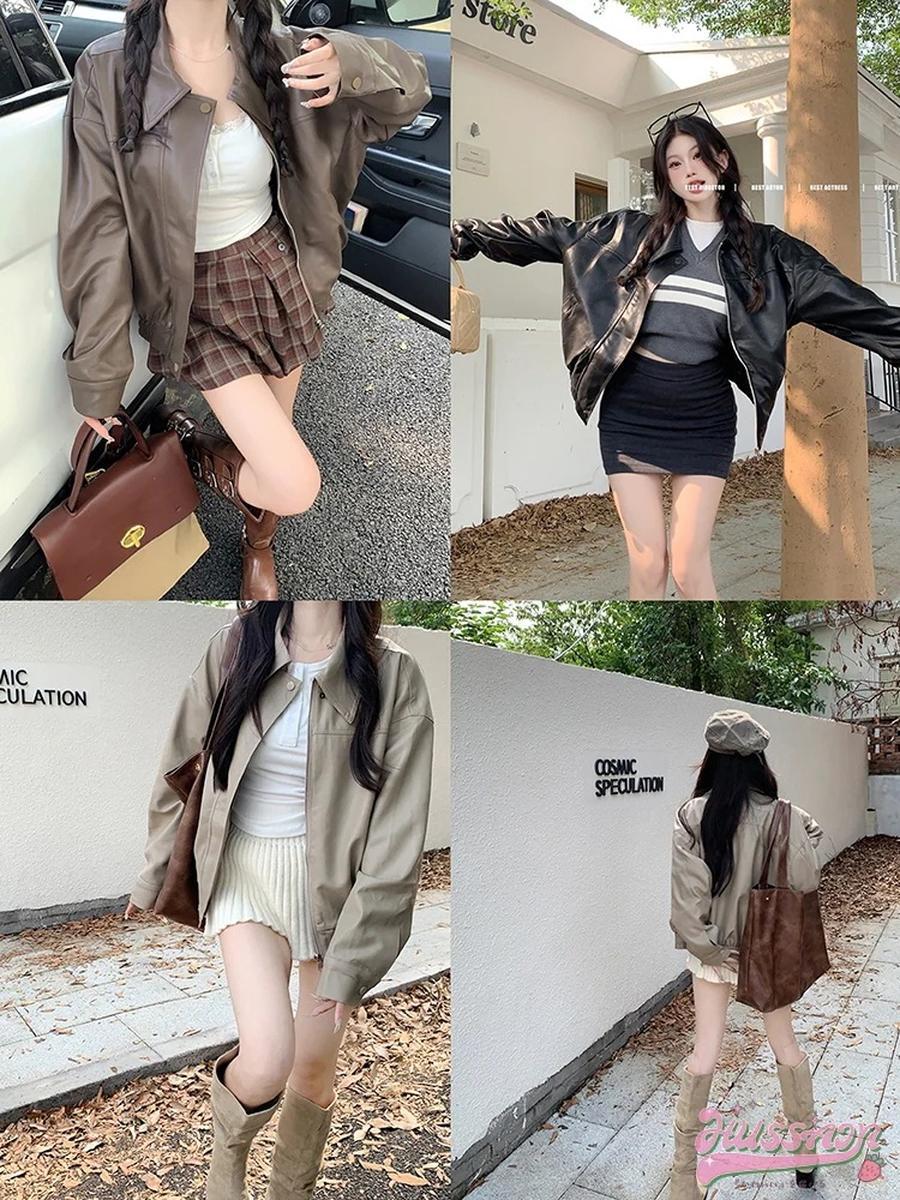 ブルゾン ショート アウター 羽織り バイカラー カジュアル きれいめ 女っぽ きれいめ 着回しupスタイルアップ 色っぽ 女っぽ カジュアル きれいめ 大人っぽ 上品 お姉さん フェミニン 夏秋冬