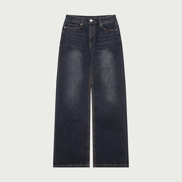 女性用バンディングウルトラソフトストレートデニムパンツ 10530-155-610-10-247 GJA