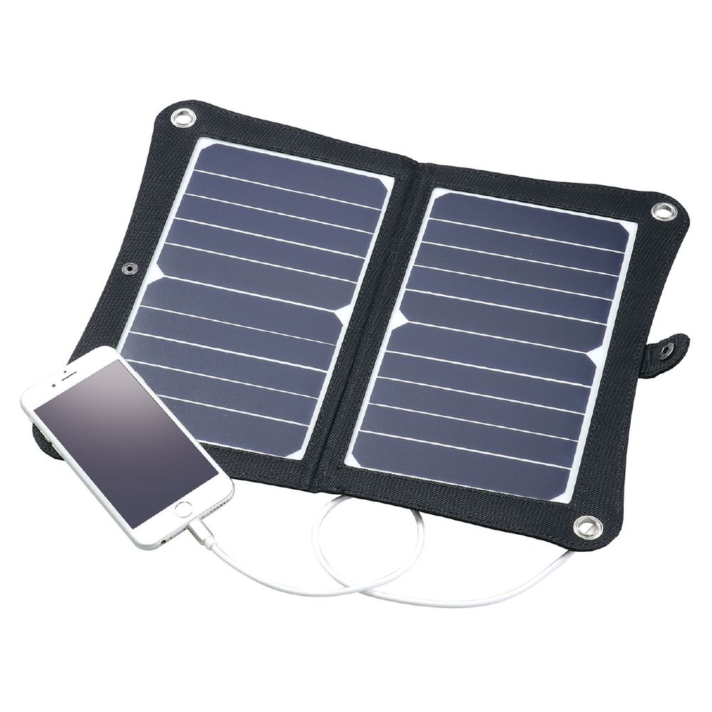 折りたたみ式ポータブルソーラー充電器 10W 52032