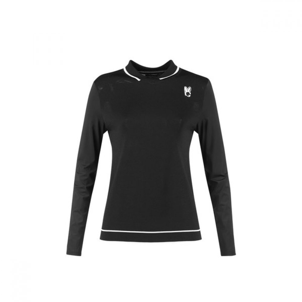 (ラックスゴルフ) ラックスゴルフグリーンクイーンウィメンズインナーレイヤードロングスリーブゴルフニット GQ3M618W