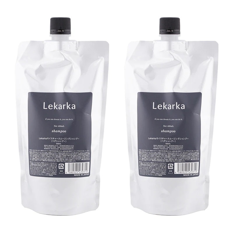 [2個セット]モイスチャースムージングシャンプー 400ｍL 詰め替え用 アミノ酸系 植物エキス配合 [ギフトラッピング対応]