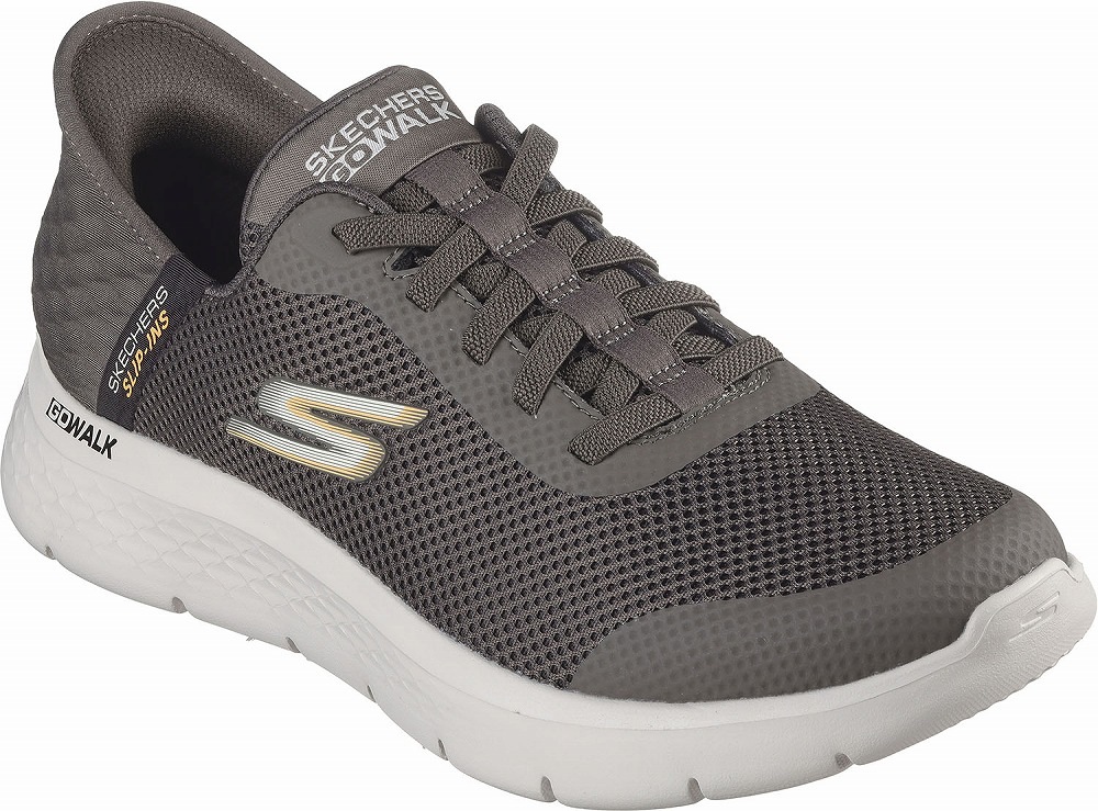 スケッチャーズ 216324WW-BRN-27.0 メンズ GO WALK FLEX-HANDS UP（ブラウン・サイズ：27.0cm） 216324WWBRN270