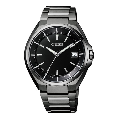シチズン 【国内正規品】アテッサ　ダイレクトフライト　Black Titanium エコ・ドライブ電波　メンズタイプ CB3015-53E