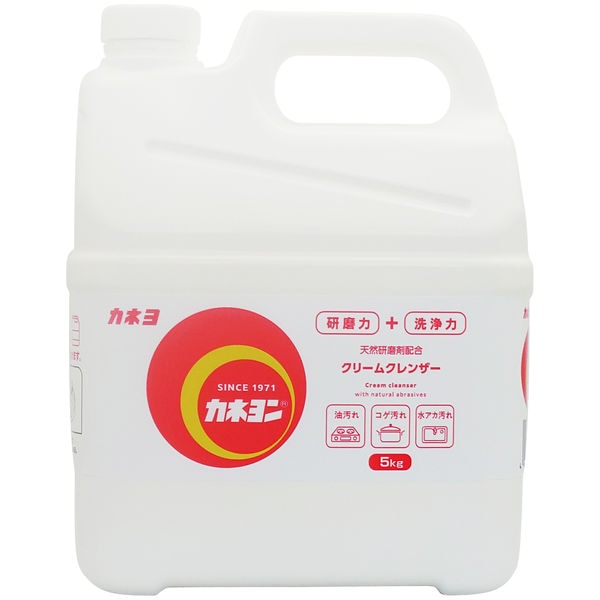 （まとめ買い）カネヨ カネヨン天然研磨剤配合 クリームクレンザー 特大 5kg 210902 [x3]