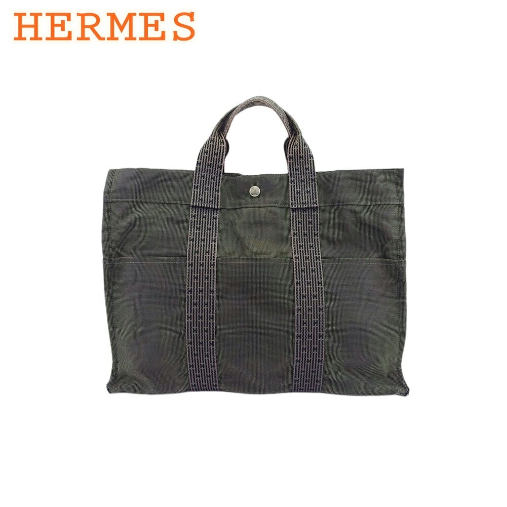 エルメス トートバッグ ハンドバッグ メンズ可 エールライン HERMES 中古