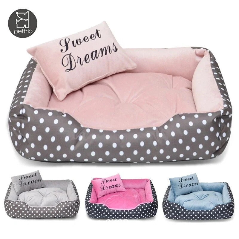 【3日出荷】中型 4color クッション 防寒 可愛い ペット キャットハウス 猫用品 犬用品 柔らか 洗える