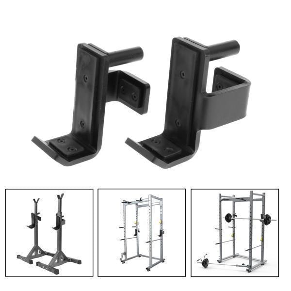 スチールバーベルJフックフィットネス2x2 3x3パワーラックJカップハンガークリップ