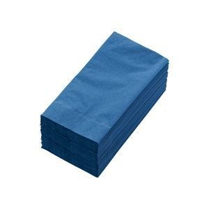 （まとめ） カラーナプキン 2PLY 8つ折 ネイビーブルー 2PLU-28C-N 1パック（50枚） 10セット
