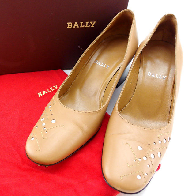 パンプス シューズ 靴 ラウンドトゥ 36ハーフEU 6US ライトブラウン ブラウン 中古