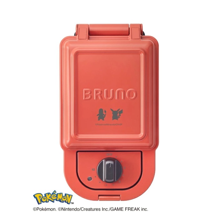 ポケモン ホットサンドメーカー シングル ピカチュウ 電気 ホットサンド 両面 耳まで焼ける タイマー 食パン ヒトカゲ ゼニガメ フシギダネ 人形焼き プレート 洗える グリル 時短 コンパクト