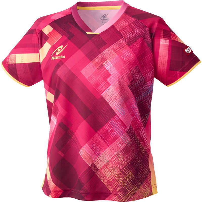 ニッタク　卓球用品 エクラインレディースシャツ [女性用 /XOサイズ] ロゼ (返品交換不可)　NW-2220