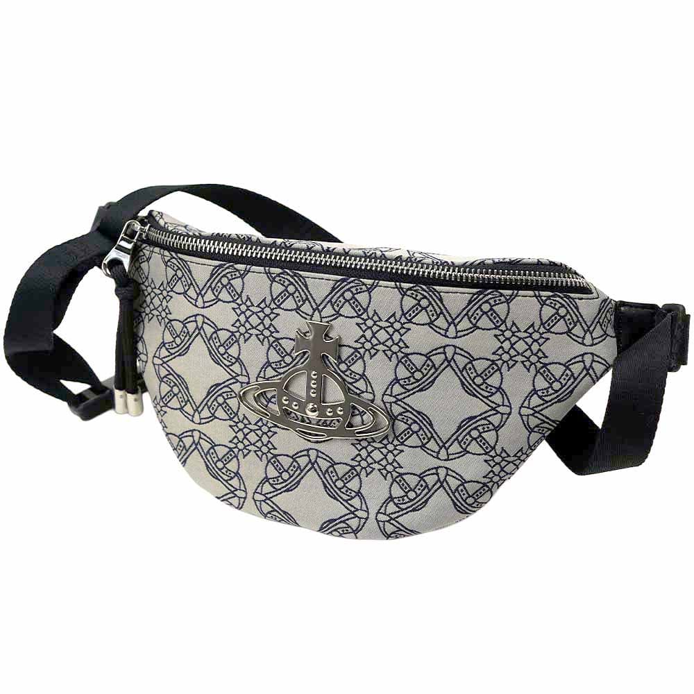 ヴィヴィアンウエストウッド ショルダーバッグ クロスボディ ブルー Vivienne Westwood HILDA SMALL BUM BAG BLUE 43070028-12089-K401 430