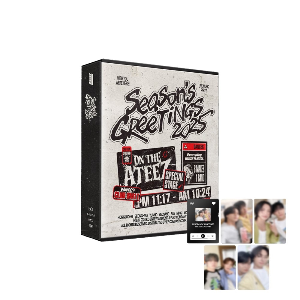 【流通特典付】ATEEZ 2025 Season’s Greetings ROCK WILL NEVER DIE / ATEEZ シーズングリーティング / ATEEZ シーグリ 2025