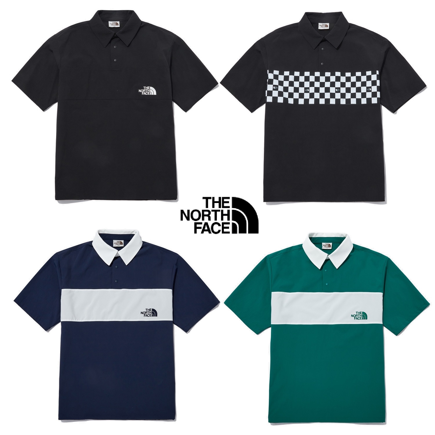 FIELD S/S POLO 4色 ノースフェイス 新商品 韓国人気 男女共用 韓国ファッション マンツーマン シャツ 女性服 韓国スタイル 学生ファッション 肝節期 夏のファッション 新学期