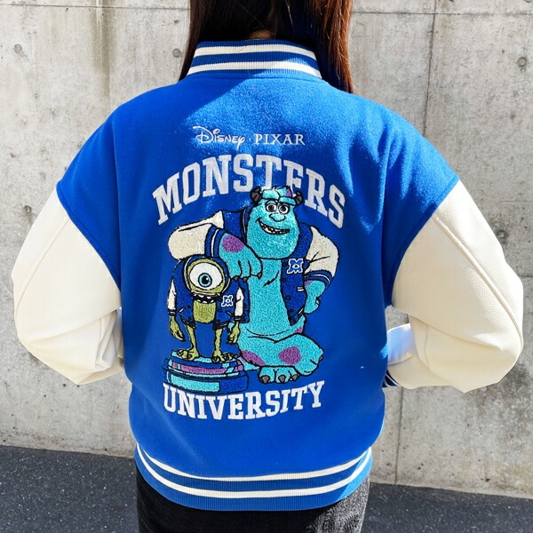 ディズニー モンスターズインク スクールオブモンスター スタジャン L アパレル ユニセックス スカジャン キャラジャン_1382-2335074600