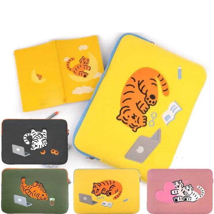 韓国人気MUZIKTIGERラップトップ iPadケース 12-14inch 4種