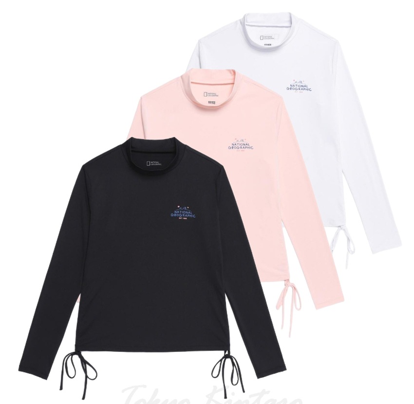 (W) MOCK NECK SHIRRING RASH GUARD (N262WRG420)