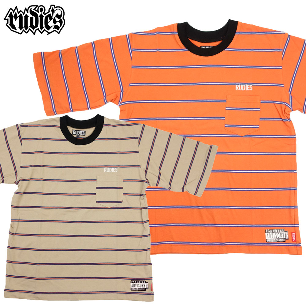 RUDIE S/ルーディーズ半袖Tシャツ 5分袖 ボーダー/PHAT BORDER-T/rudies 8,041円