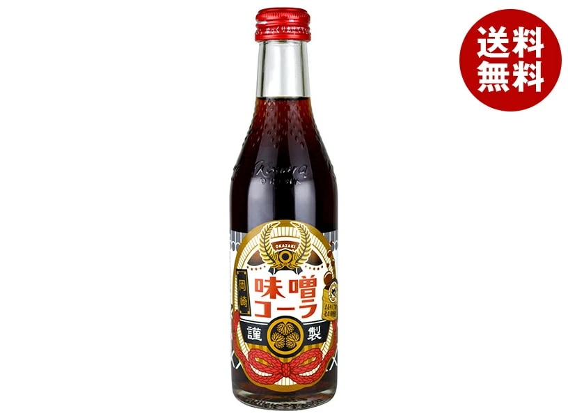 木村飲料 岡崎味噌コーラ 240ml瓶×20本入×(2ケース)