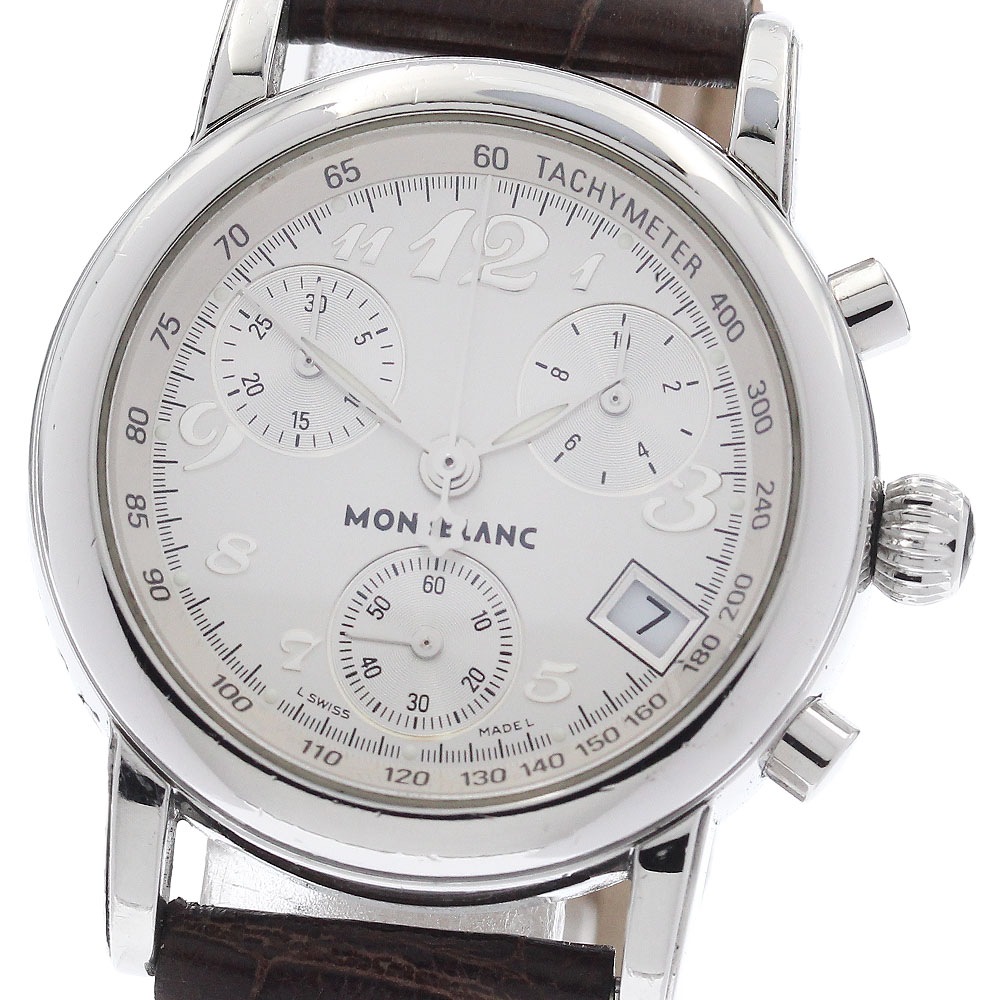 モンブラン MONTBLANC 7039 マイスターシュティック クロノグラフ クォーツ レディース _957167【中古】