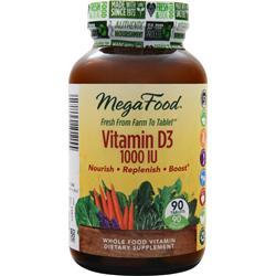 MEGAFOOD社　ビタミンD-3 (1000IU) 90錠