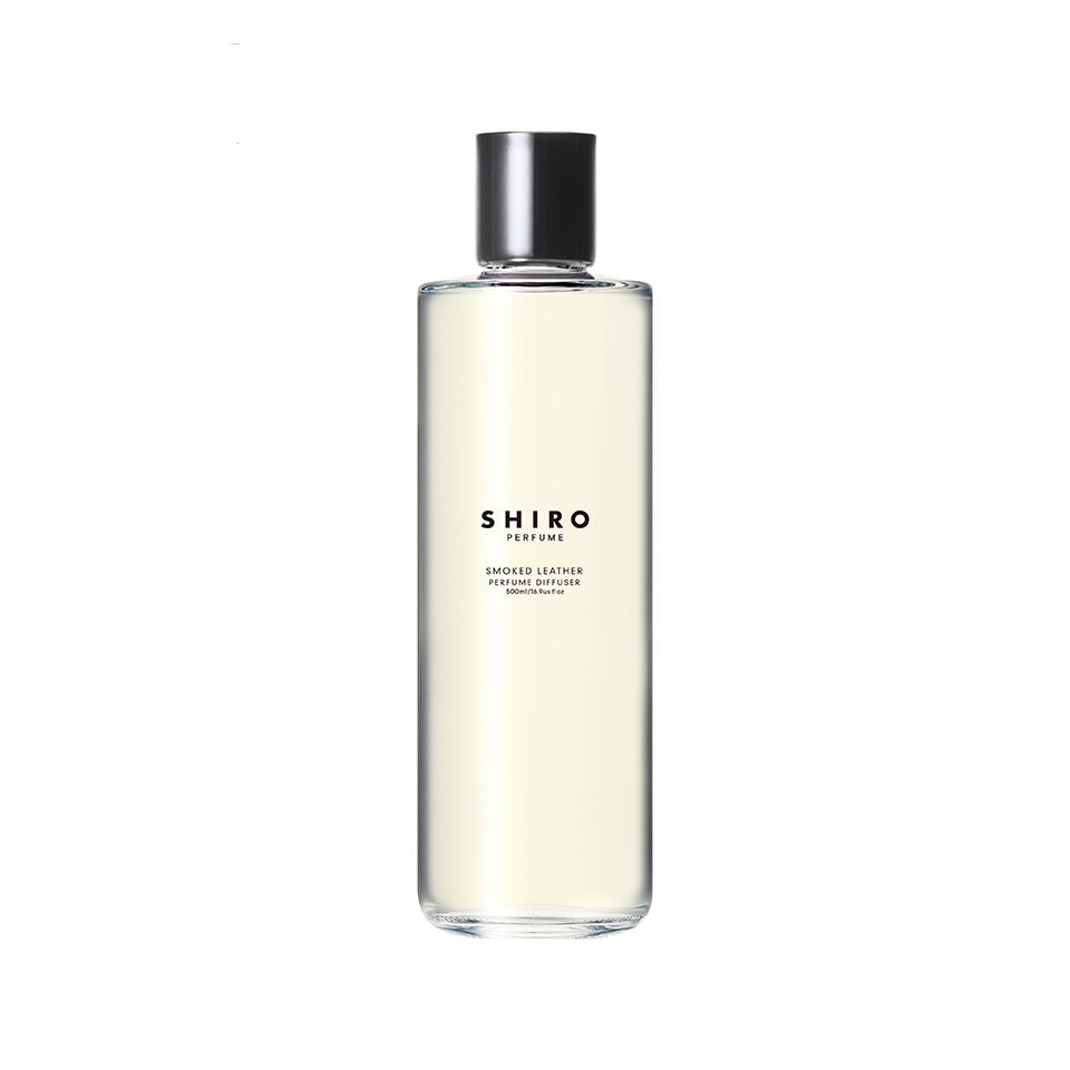 shi ro 　スモーク レザー　パフュームディフューザー リキッド（スティック10本付き）500ｍｌ　(詰め替え用）正規品 13,310円