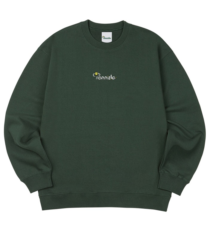 CLASSIC MIDDLE LOGO SWEATSHIRT(GREEN)