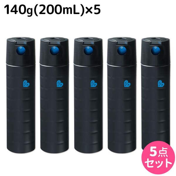 ピース フリーズキープスプレー ブラック 140g (200mL) 5個 セット