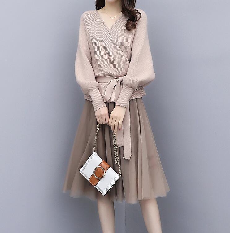 大きいサイズニットセットアップニ