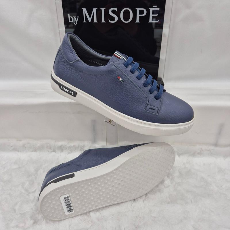 By 男性用軽量スニーカー 122HT410SH011 BLUE 4 JJ