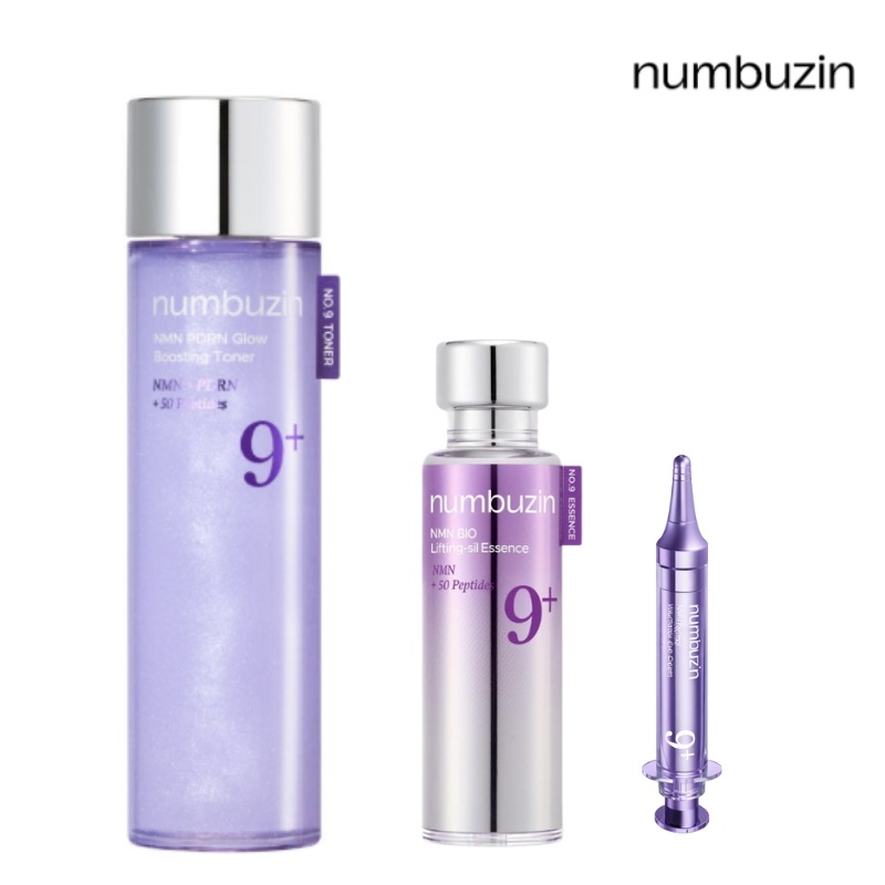 【限定販売】人気集中ケア 3点セット 9番 NMN PDRN トリートメントトナー 150ml + バイオリフト 濃縮美容液 (30ml/50ml 選択) + レチノール アイクリーム 10ml