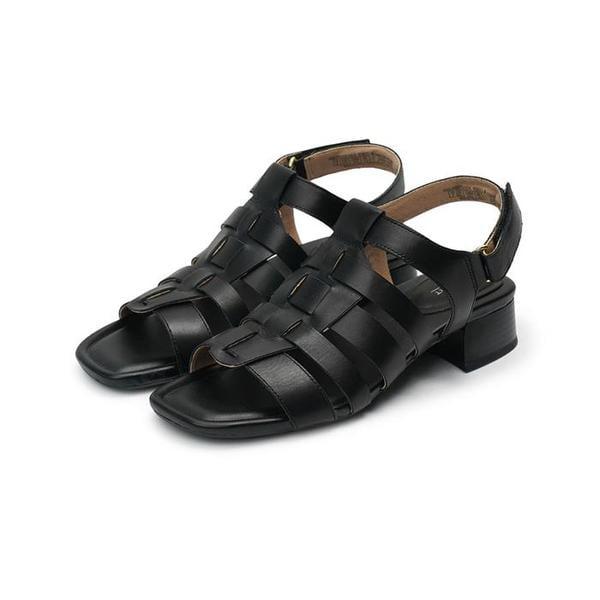 女性ティスリーウーブンサンダル ブラック CJ4531